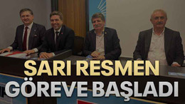 Sarı resmen göreve başladı